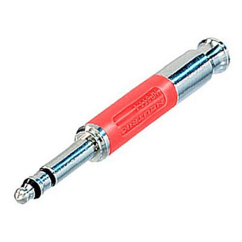 Connettore Bantam stereo maschio 4,4mm rosso nickel - NEUTRIK NEU-NP3TT-1-R
