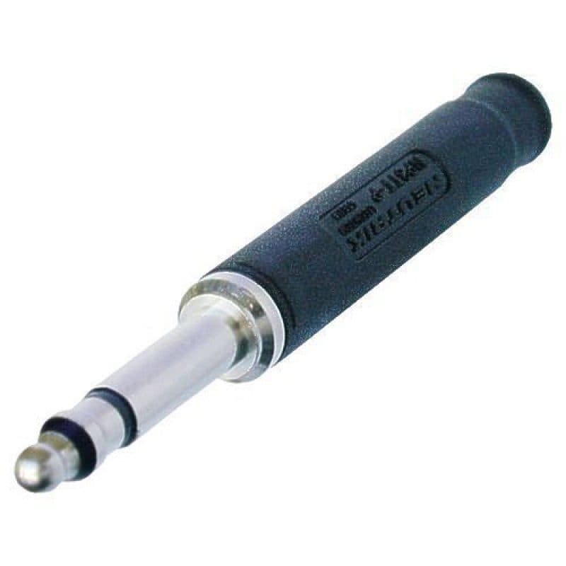 Connettore Bantam stereo maschio 4,4mm nero nickel RG58 - NEUTRIK NEU-NP3TT-P-B
