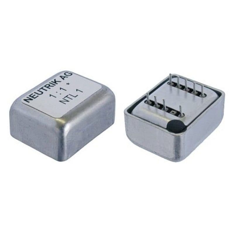 Studio 1:1 shielded line transformer, PCB mount - Neutrik NEU-NTL1