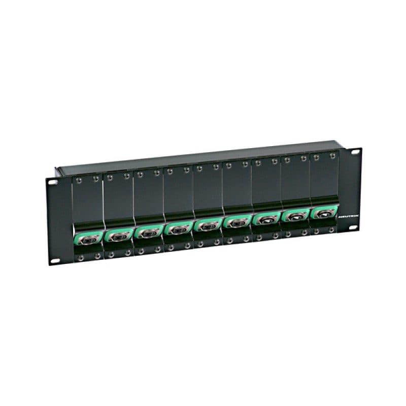 OpticalCON 3U rack frame - NEUTRIK NEU-NZPF3RU