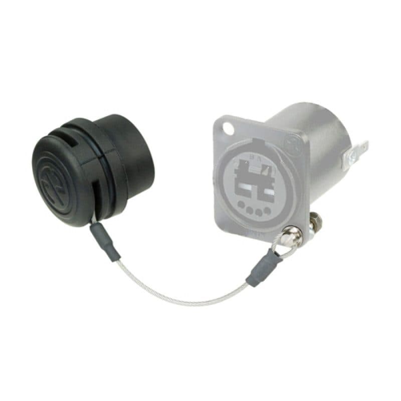 Chiusura protezione gomma connettori pannello opticalCON - NEUTRIK NEU-SCD-NC