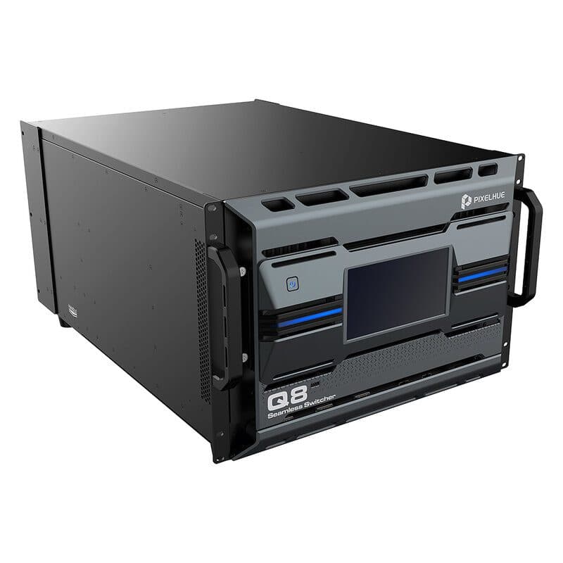 Pacchetto Q8 PB21 2 schede IN 1 scheda OUT con flight case - Pixelhue PIX-M04030109