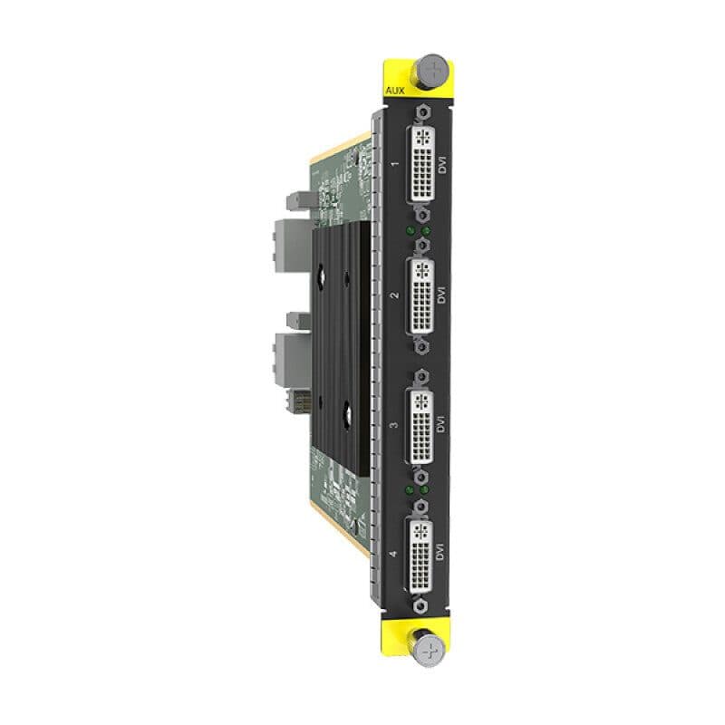 Scheda uscita AUX SL-DVI, 4 connettori single link con LED - PIXELHUE PIX-M09100090