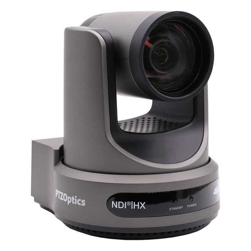 Telecamera PTZ Move 4K 12x grigia auto tracking - PTZOPTICS POP-PT12X-4K-GY-G3
