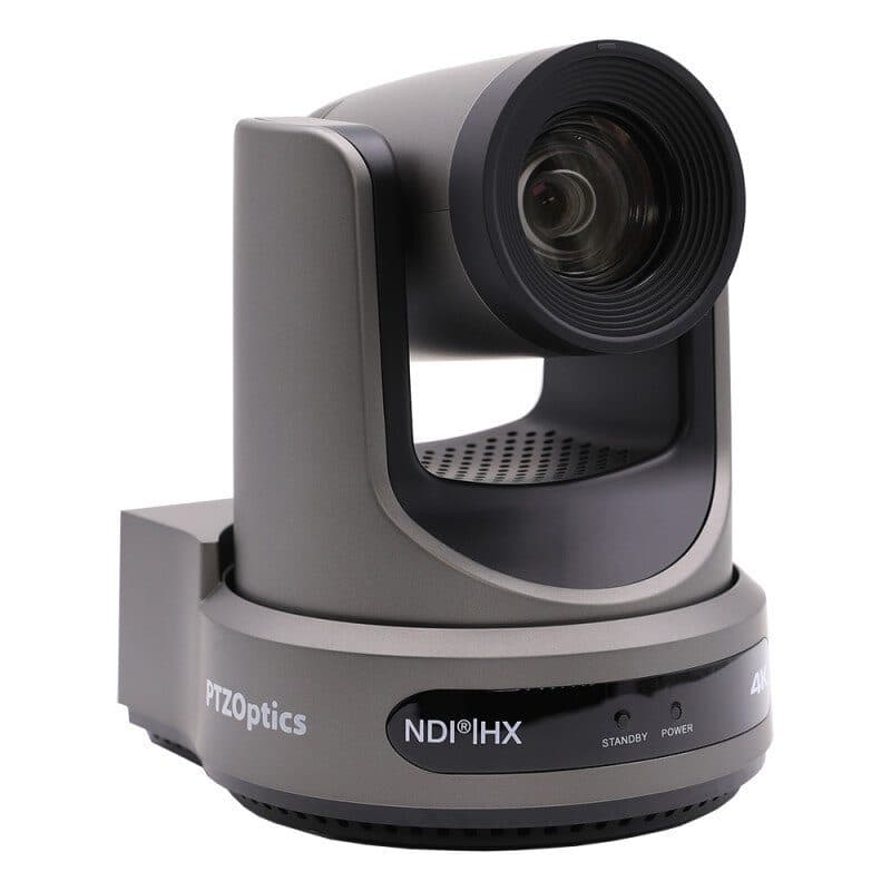 Telecamera PTZ Move 4K 20x auto tracking grigia - PTZOPTICS POP-PT20X-4K-GY-G3