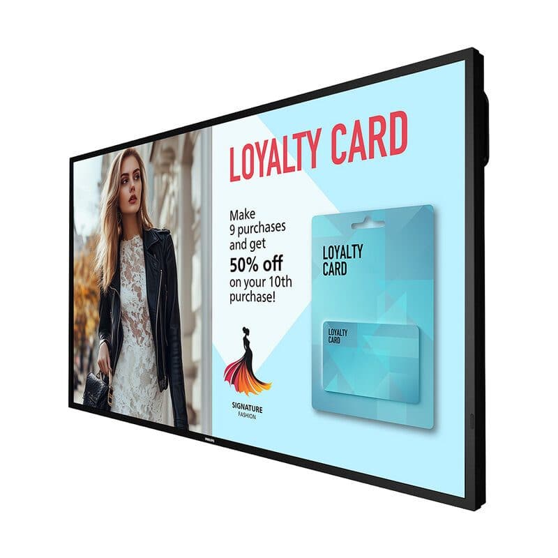 Display professionale 50" 4K UHD Serie 6000 IP5X 800 nit 24/7 - PPDS PPD-50BDL6017P/00