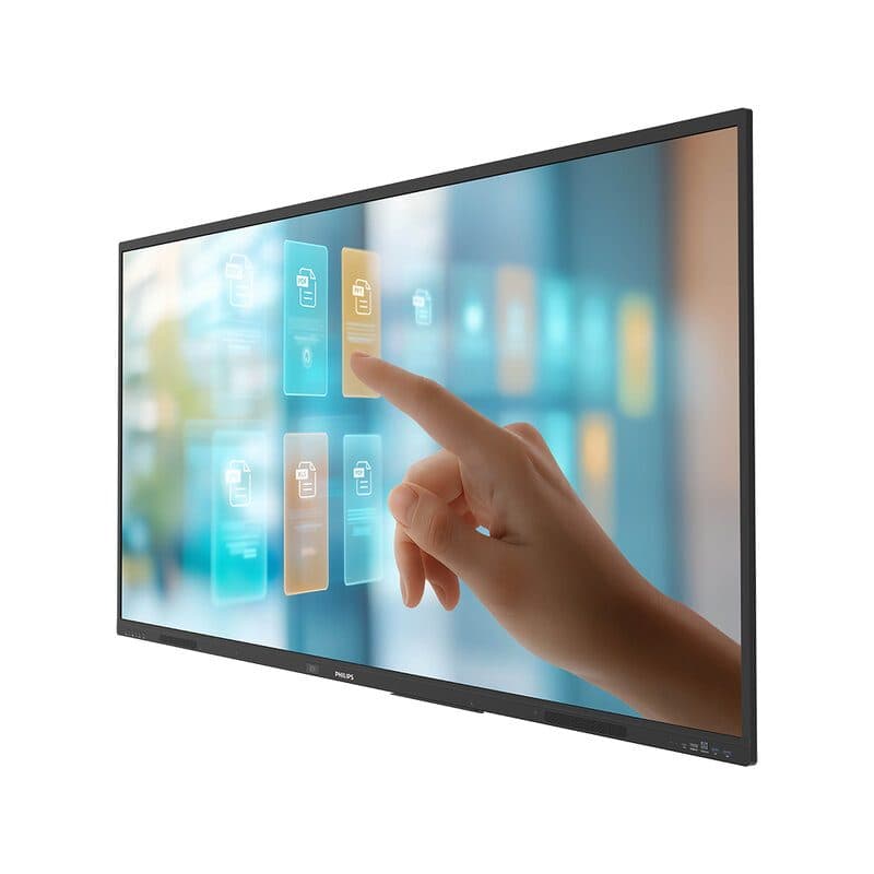Display interattivo 75" 4K 50 tocchi Android 14 EDLA slot OPS - PPDS PPD-75BDL4252E/00