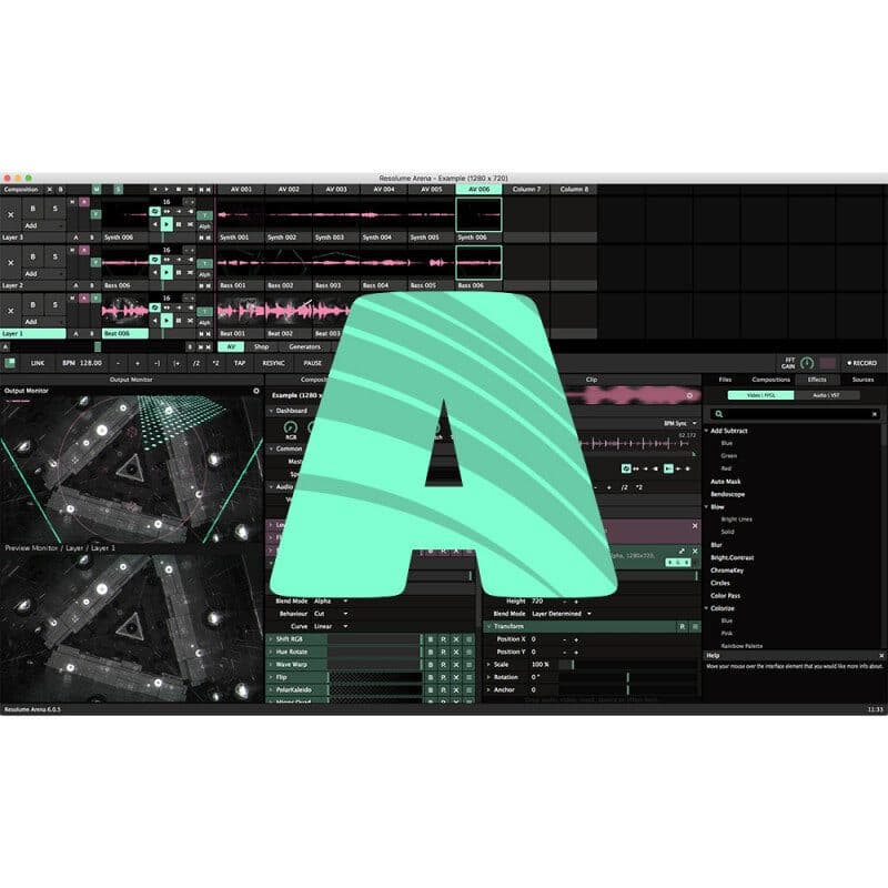Upgrade licenza Avenue 6 ad Arena 7 1 PC - RESOLUME RES-AVE6-ARE7X1