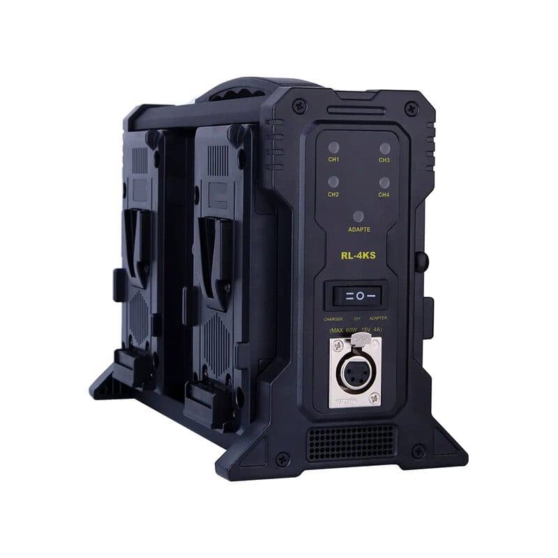 Caricatore 4 slot V-Mount/Gold-Mount - Rolux RLX-RL-4KS/A