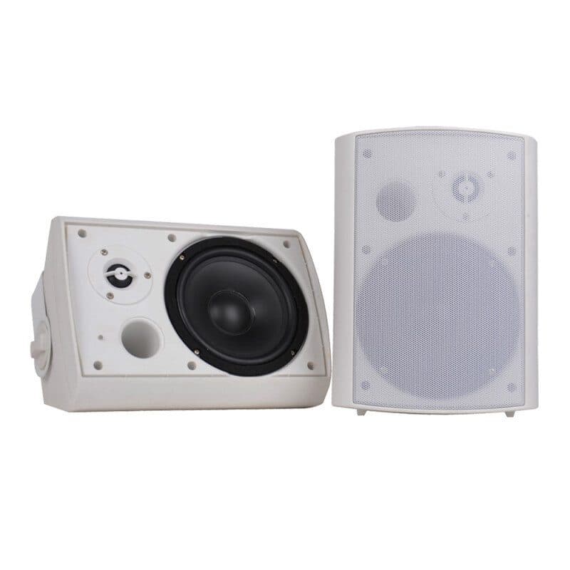 Coppia diffusori 2 vie attivo/passivo 2x40W bianco - RONDSON RON-00019