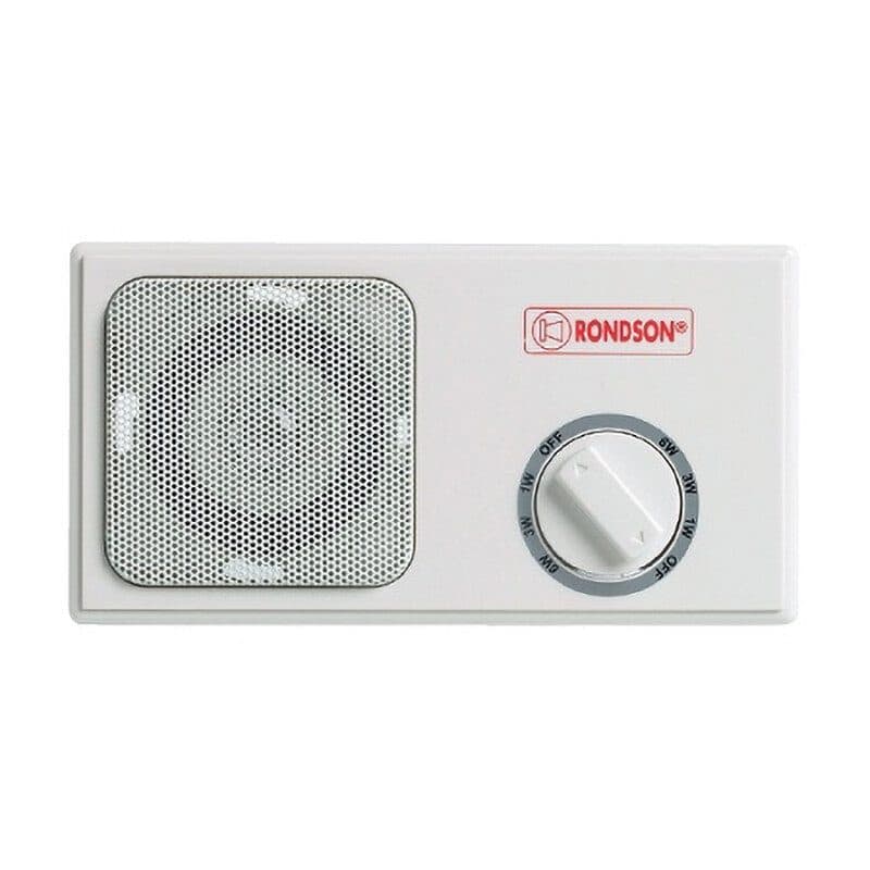 Altoparlante da incasso 70mm 100V 6/3/1W bianco - RONDSON RON-00058