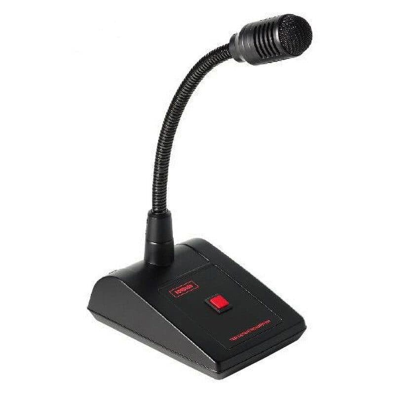 Postazione microfonica di chiamata collo di cigno 31cm XLR maschio - RONDSON RON-00283