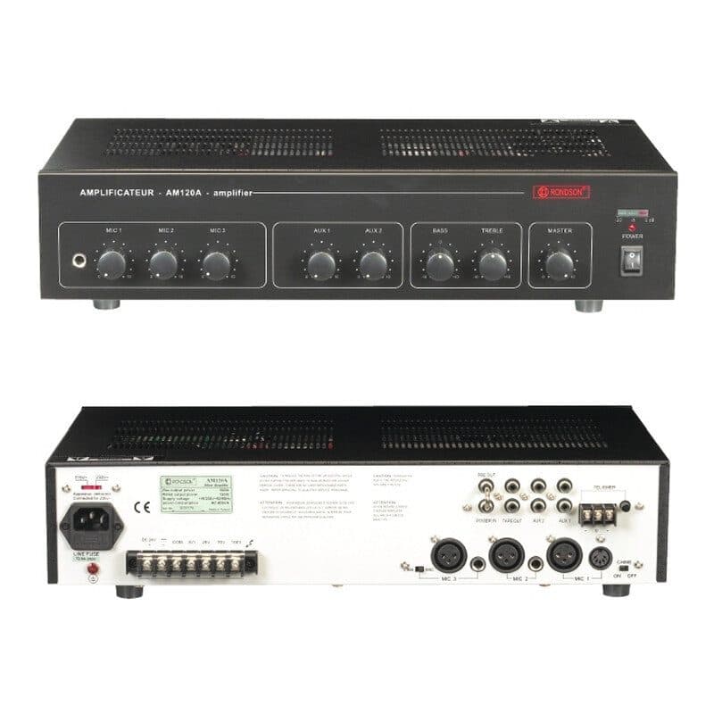 Amplificatore mixer integrato 30W 3 mic 70V/100V - RONDSON AM 30A RON-00510