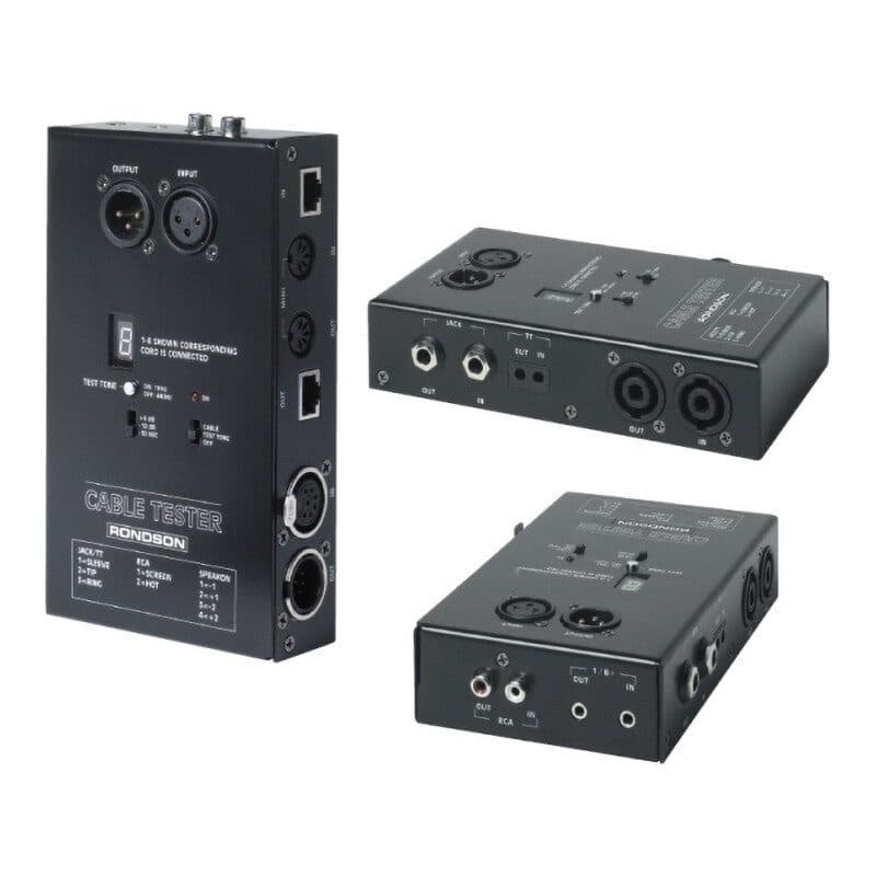 Tester cavi audio XLR jack SpeakON RJ45 - RONDSON AM 408 RON-00759