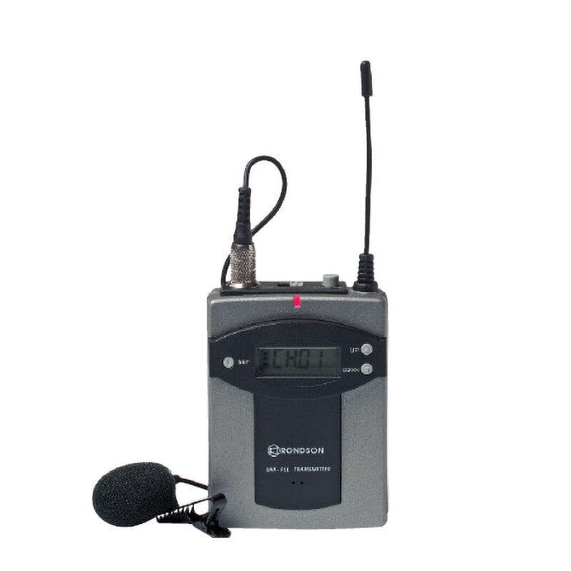 Trasmettitore UHF EJ-7XT 16 canali 863-865 MHz lavalier e archetto - RONDSON RON-00893