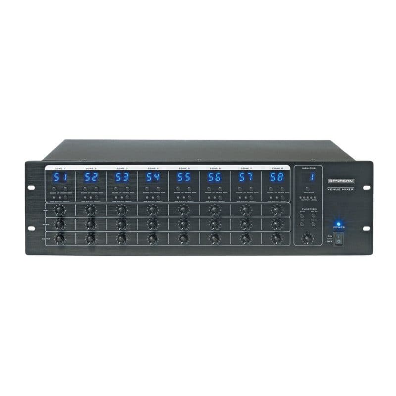 Matrice audio analogica 8 ingressi 8 zone espandibile - RONDSON RON-00941