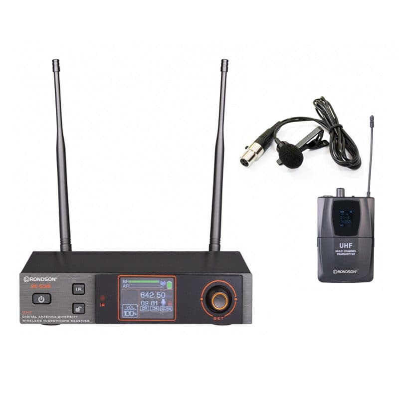 Radiomicrofono UHF bodypack lavalier True Diversity - RONDSON RON-02007