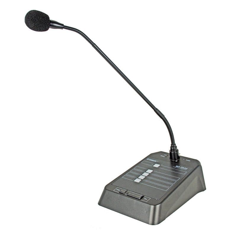 Microfono paging 4 zone per preamplificatore MX-804 - RONDSON RON-02284