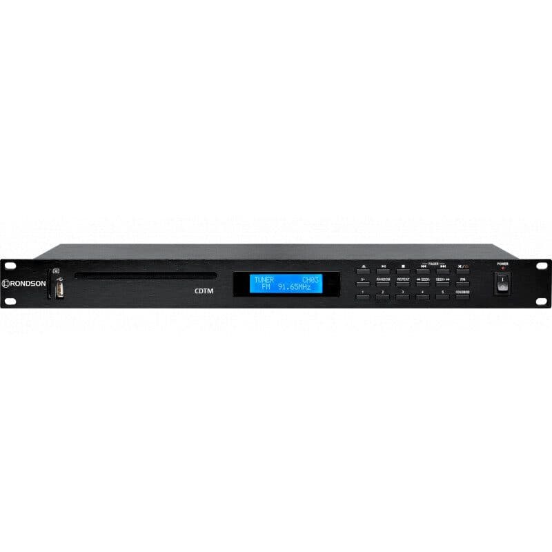 Lettore multimediale rack 19" CD USB SD FM telecomando - RONDSON RON-02344