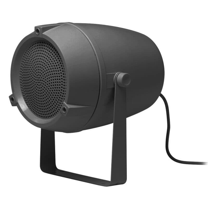 Proiettore sonoro ovoidale 100V IP44 nero 20W 8 ohm - RONDSON RON-02347