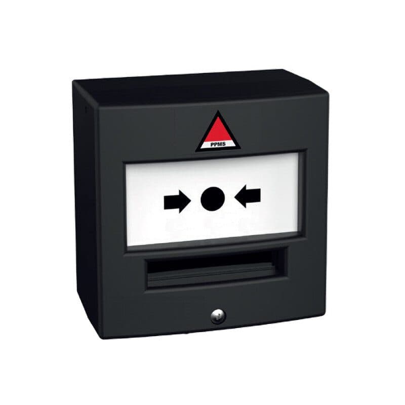 Pulsante manuale PPMS contatto singolo nero ABS - RONDSON RON-02356
