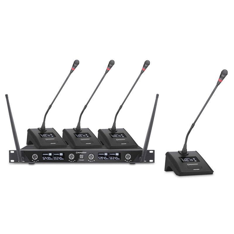 Ricevitore UHF 4 canali sistema BE-10CONF - RONDSON RON-02517-3