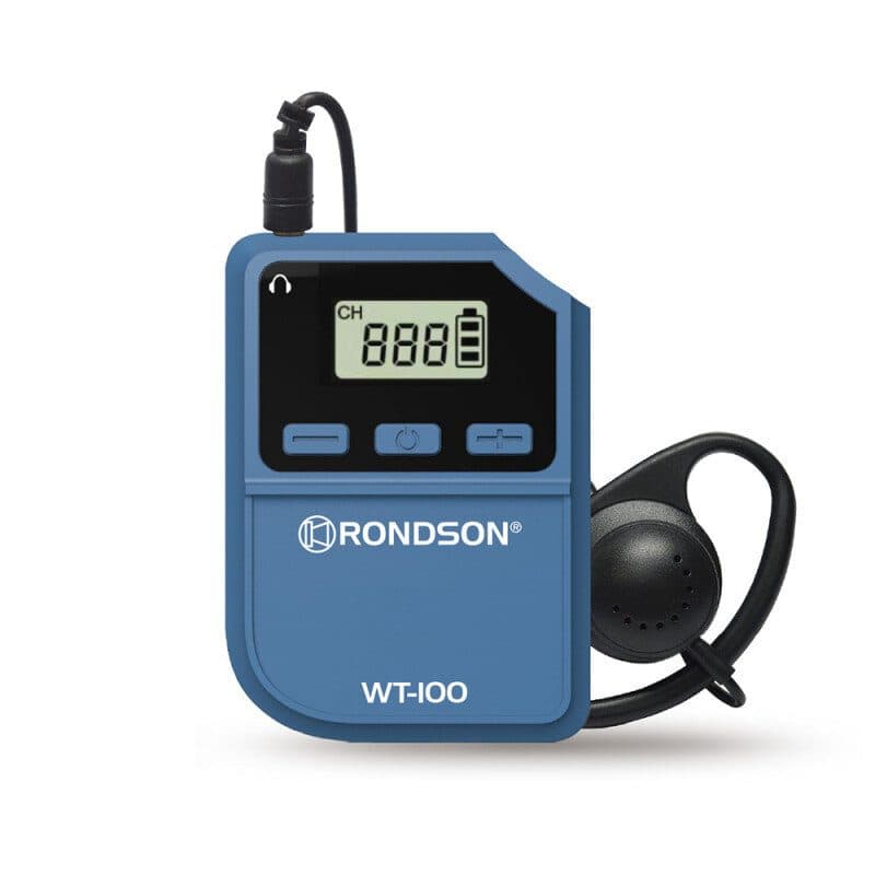 Ricevitore visita guidata con cuffia WT-100 - RONDSON RON-02534