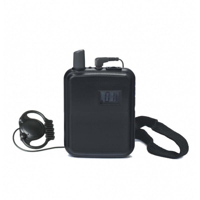 863-865 MHz guided tour receiver with wired earphone - RONDSON RON-02553