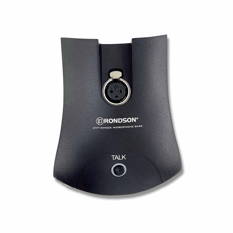 Base microfono gooseneck XLR M/F con pulsante Talk - RONDSON RON-02574