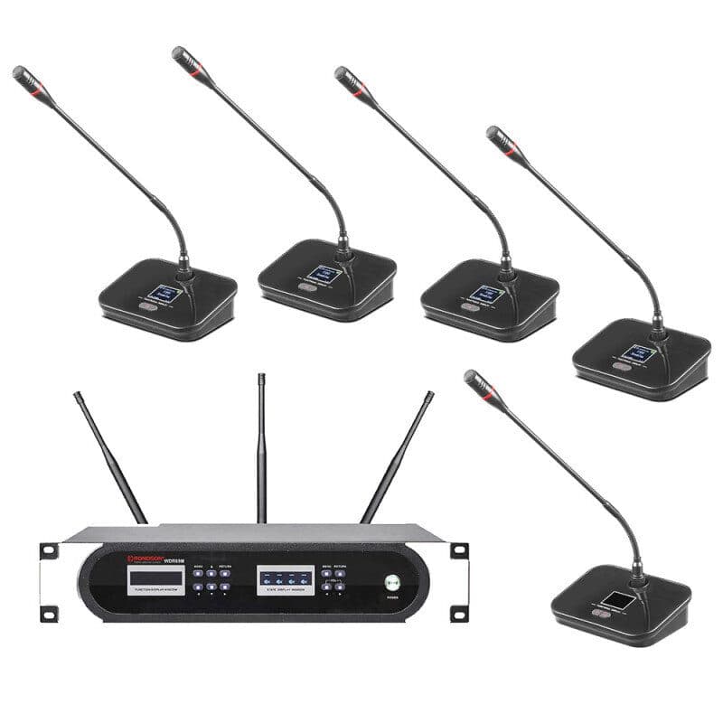 Sistema conferenze wireless 10 posti espandibile WDR69 - RONDSON WDR69 RON-02612