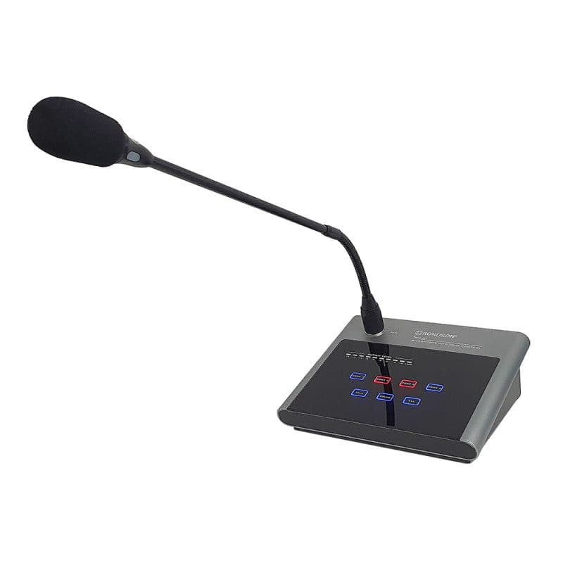 Microfono paging 4 zone per amplificatore AM-4240D - RONDSON RON-02624