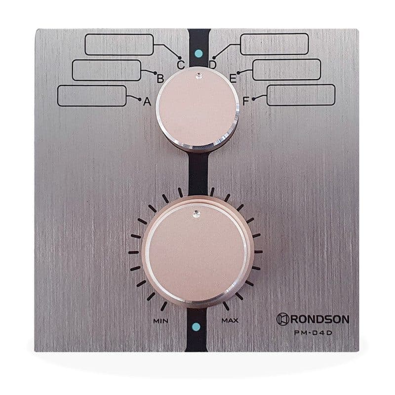 Pannello da muro 4 zone per amplificatore AM-4240D - RONDSON RON-02625