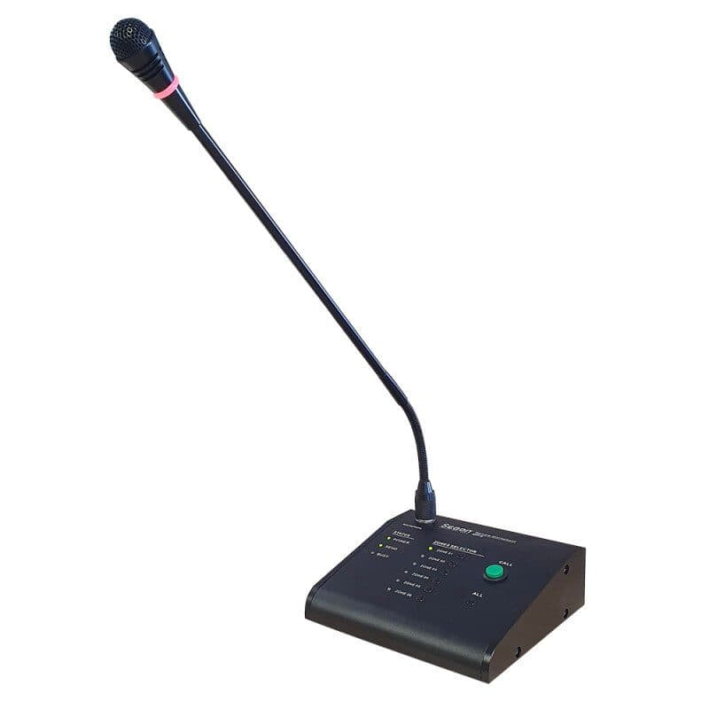 Stazione microfonica paging 5 zone serie AME - SEGON PROFESSIONAL AUDIO RON-02634