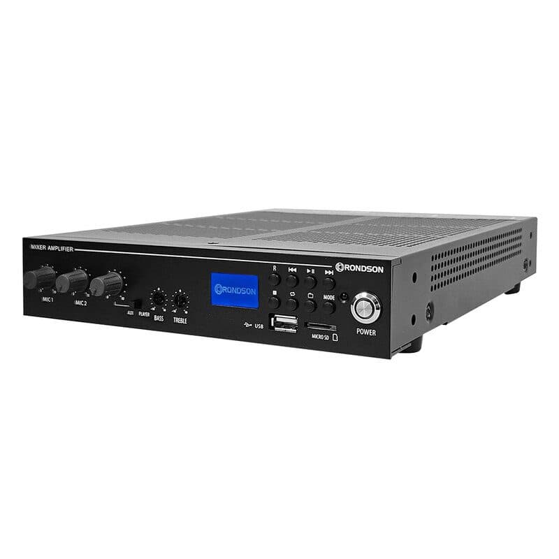 Amplificatore mixer da installazione 240W Bluetooth USB tuner AM/FM - RONDSON RON-02728