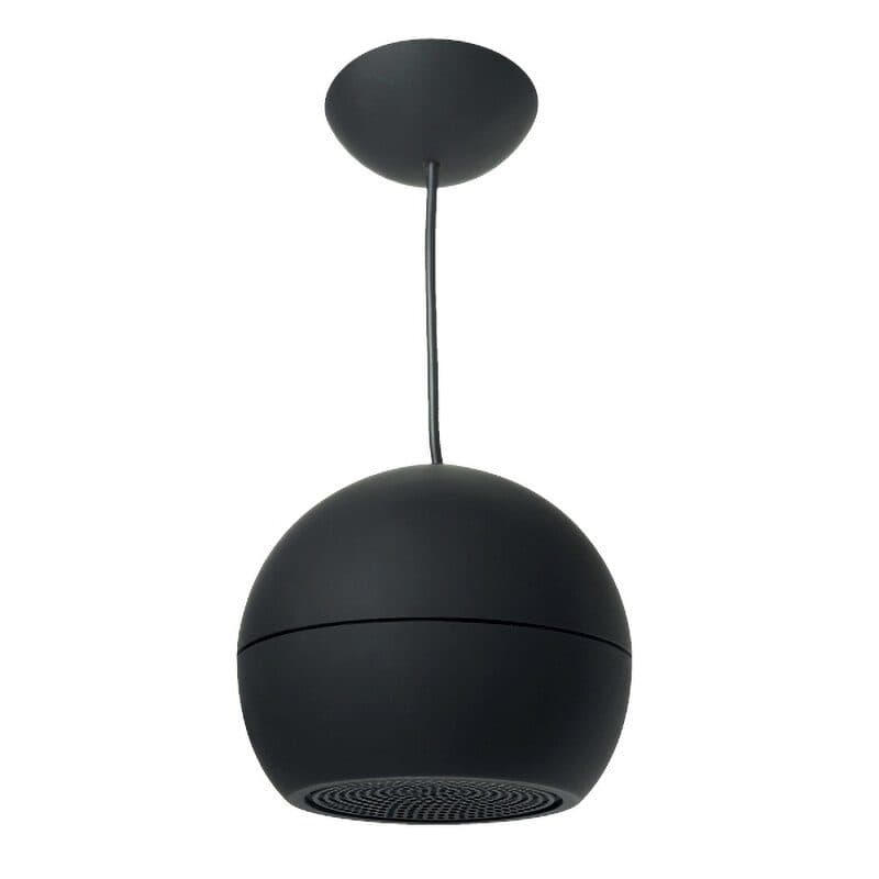 Diffusore sferico sospeso 100V 30W nero 180° - RONDSON OD-305N RON-02799