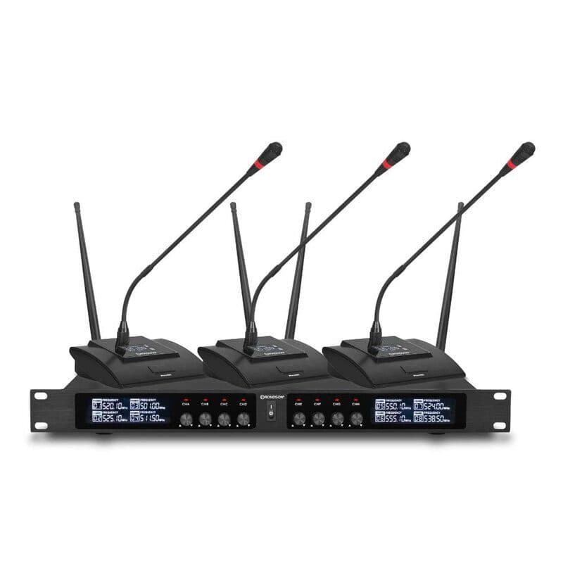 Sistema conferenze wireless 8 postazioni ADFHSS BE-20CONF-2 - RONDSON RON-02829