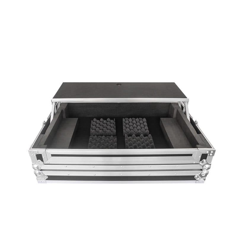 Flight case legno multistrato per Pioneer DDJ-REV7 con tablet - POWER FLIGHTS SOG-0751_FC_DDJ_REV7DS