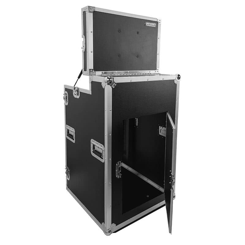 Flight case video schermo 22" pieghevole 16U rack 19" - POWER FLIGHTS SOG-0751_FT_MO_V1622