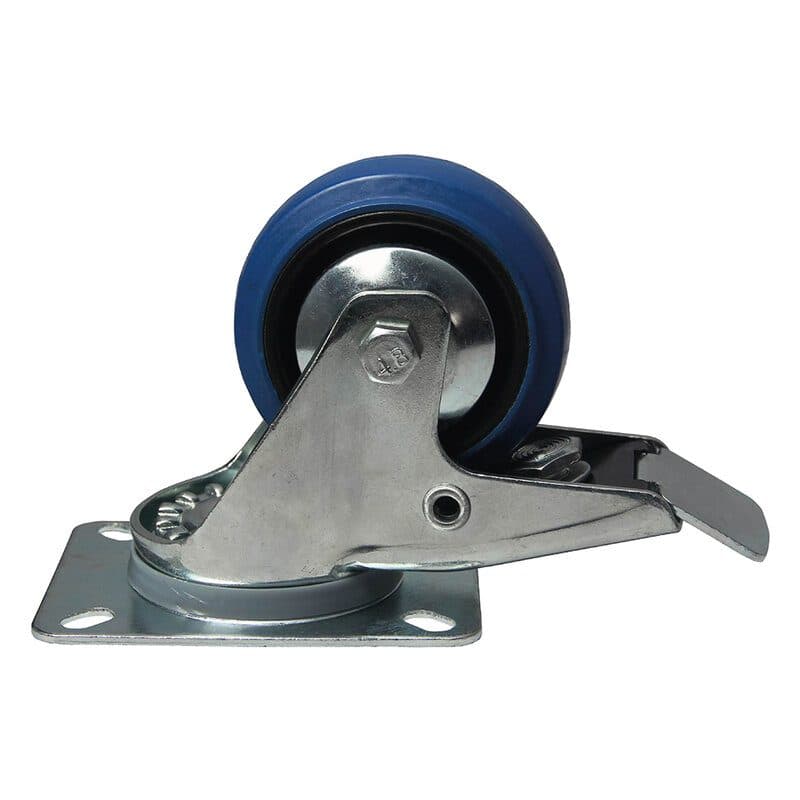 Ruota pivottante 80 mm con freno per flight case FT - POWER FLIGHTS ROUE 3.5 BRAKE