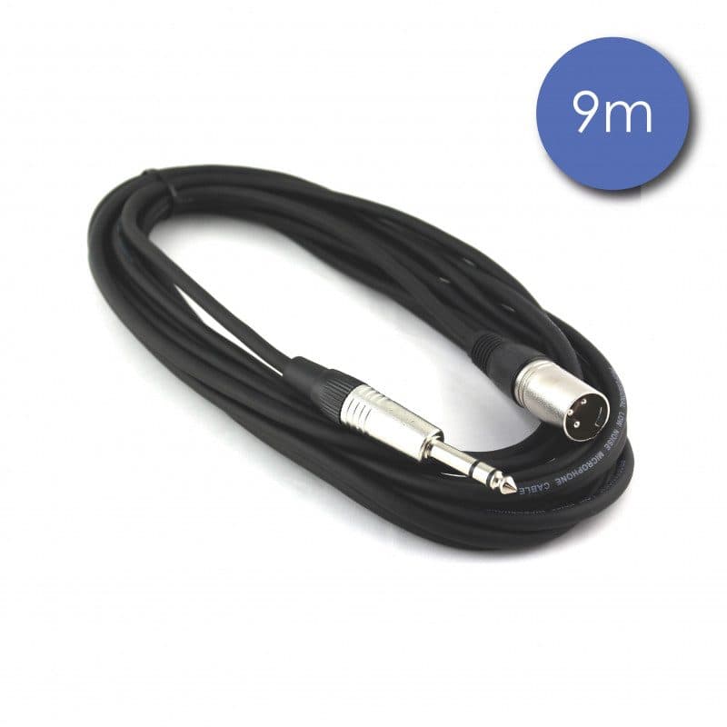 Cavo jack stereo - XLR 3 pin maschio 9m Neutrik - POWER ACOUSTICS CAB 2030