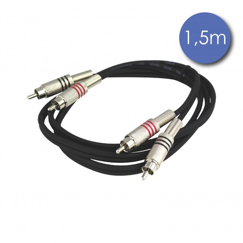Cavo stereo RCA maschio - RCA maschio 1,5 m - Power Acoustics CAB 2074