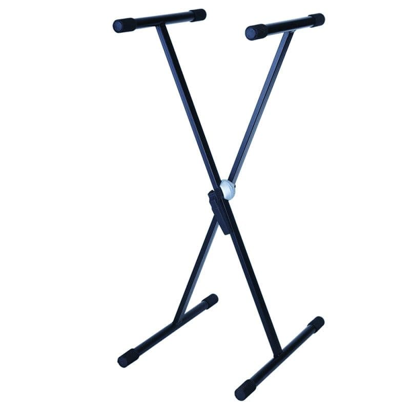 Cavalletto a X a barra singola in acciaio - POWER ACOUSTICS KS 005