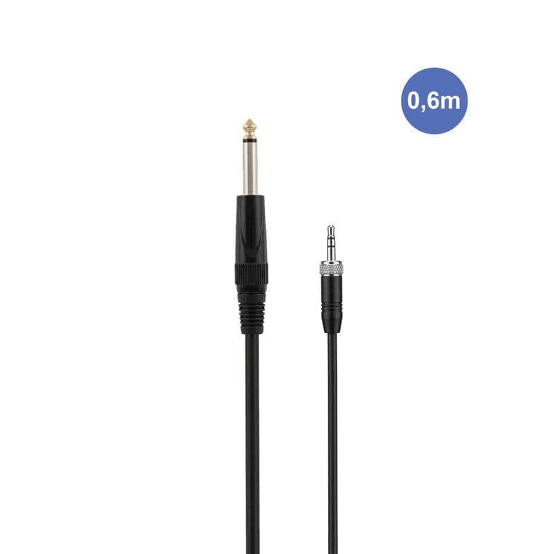 Cavo mini-jack stereo 3,5 mm - jack mono 6,3 mm 0,6 m - POWER STUDIO AUDIOCAB 4053