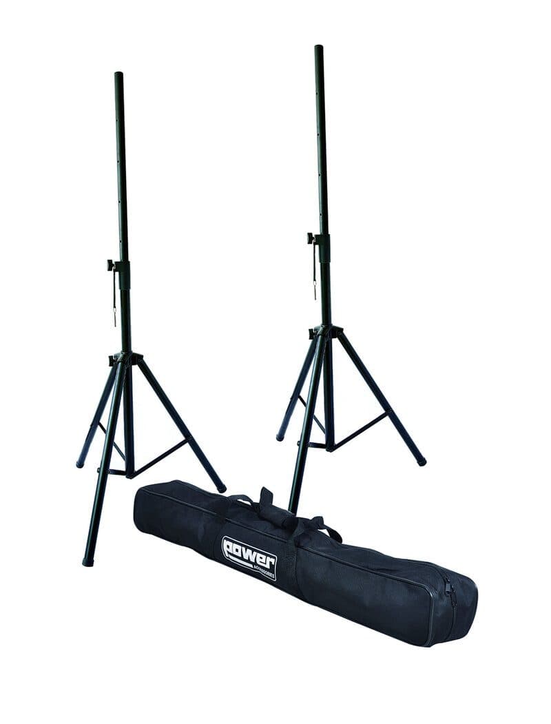 Stand diffusori acciaio tubo Ø35 mm set 2 pezzi con borsa - Power Acoustics SPK 400