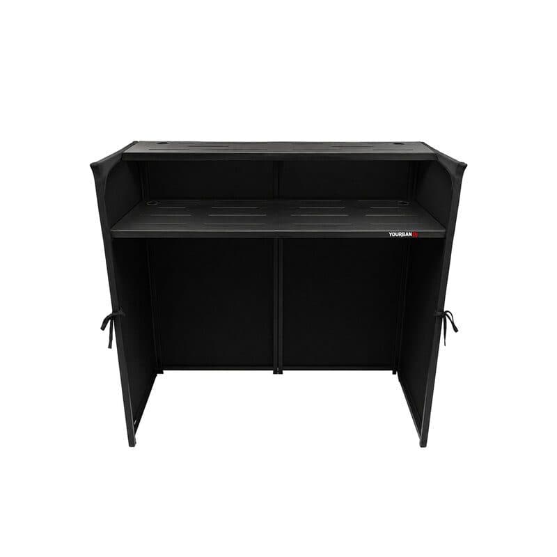 Stand DJ Booth 300 nero 2 piani con lycra e borsa - YOURBAN SOG-1037_DJ_BOOTH300BL