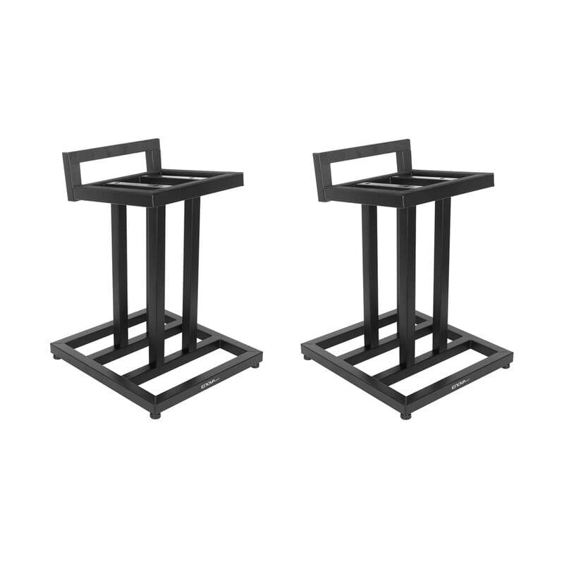 Supporto diffusori vintage metallo nero opaco inclinato EVA Stand 40 - ENOVA HIFI SOG-1042_VINT_STAND40