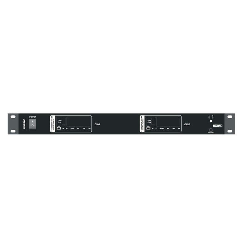 Lettore multimediale doppio USB/SD con LCD - POWER ACOUSTICS SOG-2000_USB_700_PLAYE