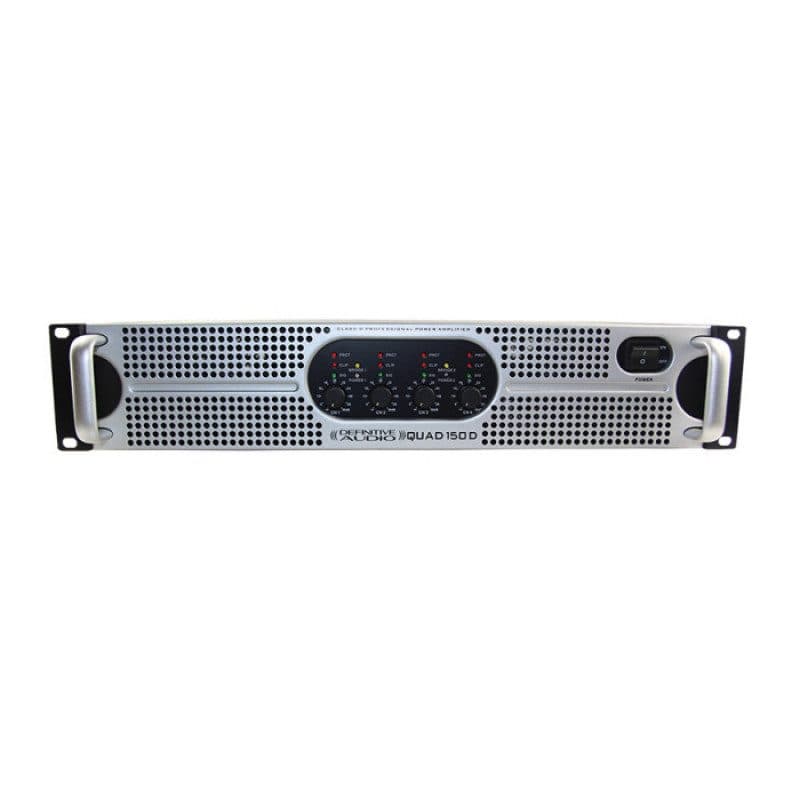 Amplificatore potenza 4 canali 150W rack 2U - DEFINITIVE AUDIO QUAD 150D