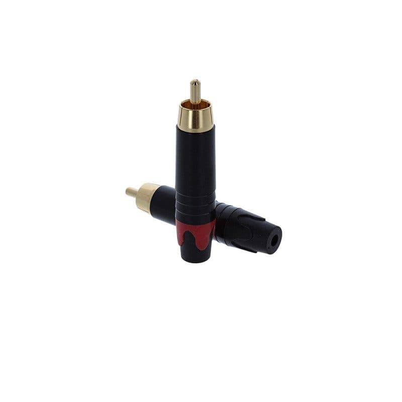 Set 2 connettori RCA metallo - ENOVA HIFI SOG-2741_FRCA_100_RB