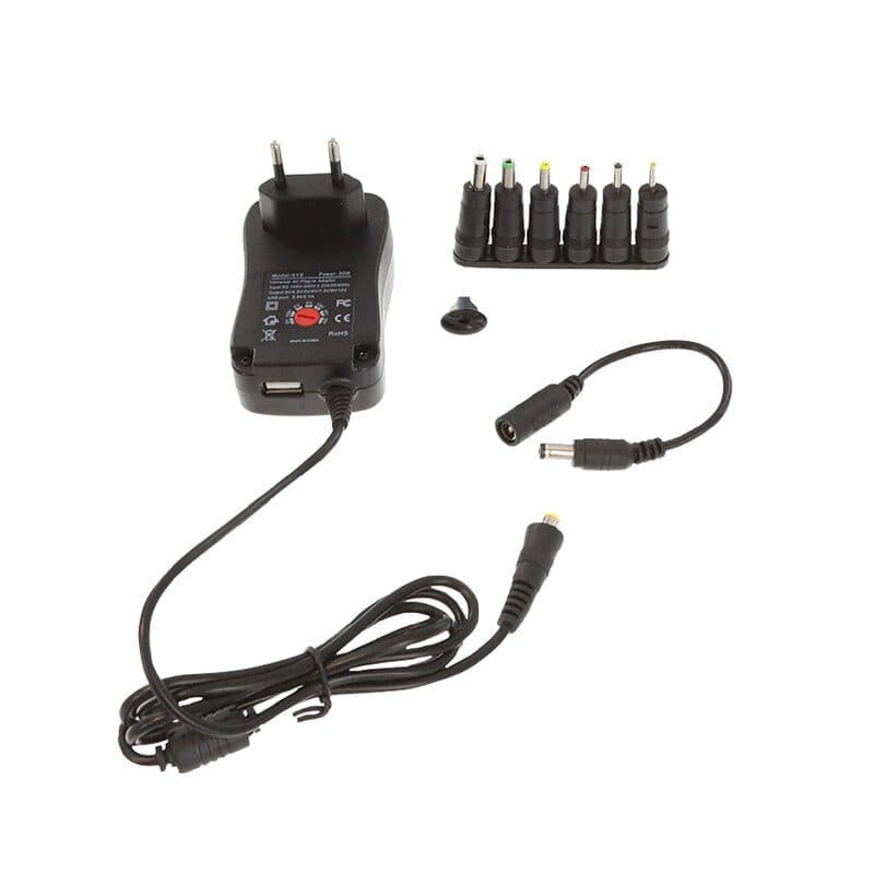 Alimentatore universale polarità invertibile multi tensione - Power Acoustics ALIM UNIVERSEL V2